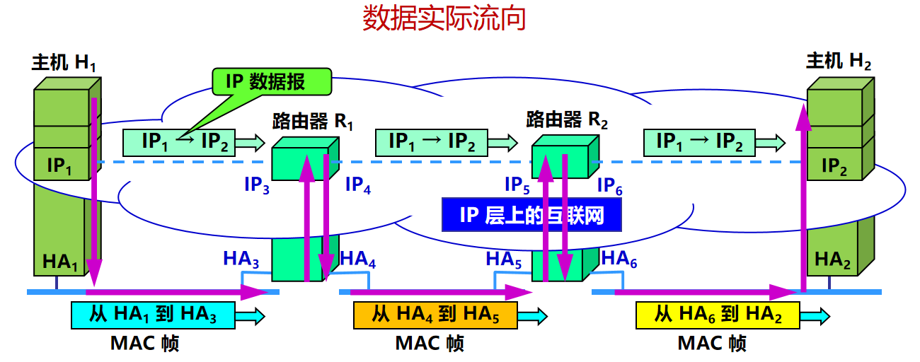 IP 地址与 MAC 地址在转发中的关系